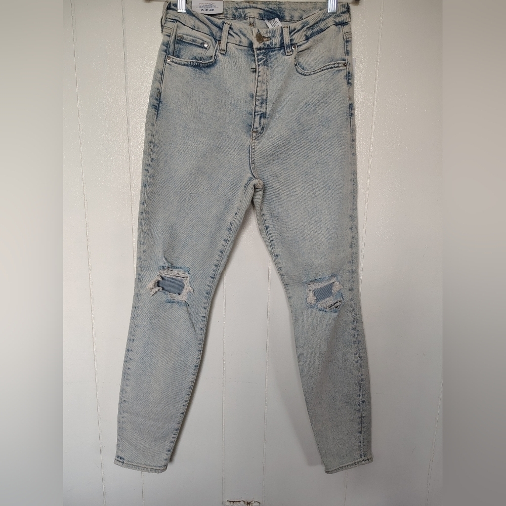 H & M Premium Embrace Denim Super Skinny High Waist Jeans Size 10